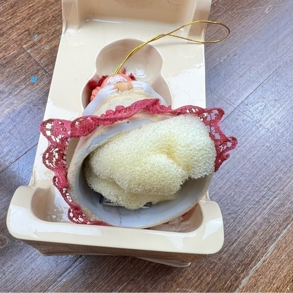 Jasco L'il Chimers Heirloom Doll Porcelain Bell Christmas Ornament #382 With Box - Picture 7 of 13